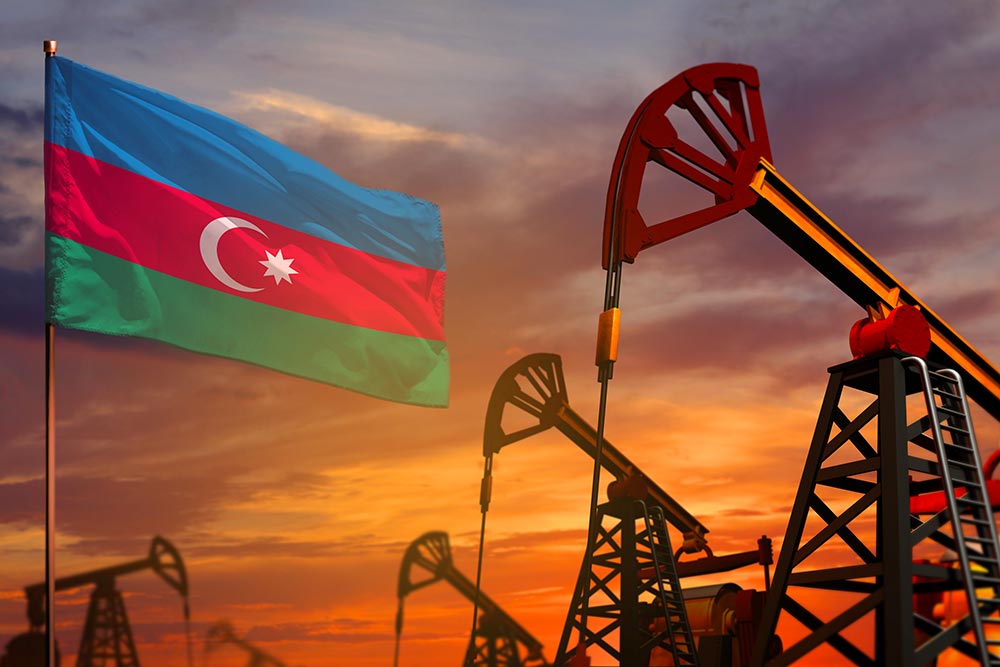 صنعت نفت و گاز آذربایجان از صنایع صادراتی این کشور است