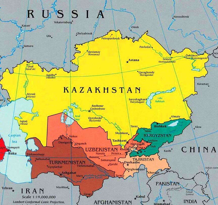 قزاقستان مساحت زیادی دارد و یک کشور مستعد برای واردات از ایران است