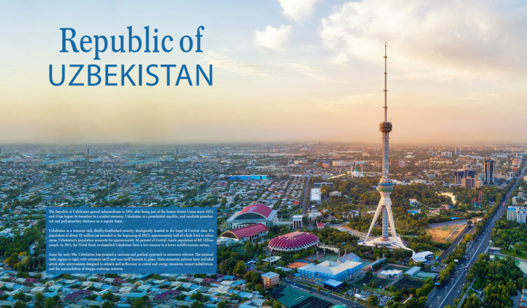 تاشکند پایتخت و از شهرهای مهم ازبکستان است که می تواند برای کالاهای ایرانی بازار هدف خوبی باشد