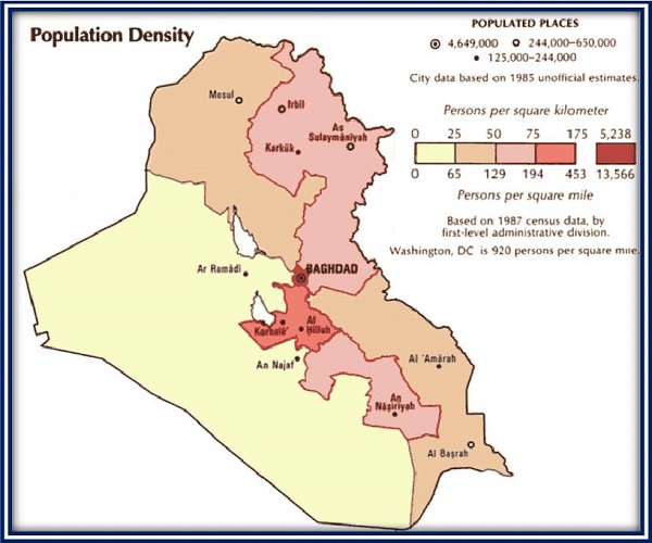 تنوع اقوام مختلف در عراق که شامل کردها در شمال و عرب ها در مرکز و جنوب و ترکمن ها می شوند
